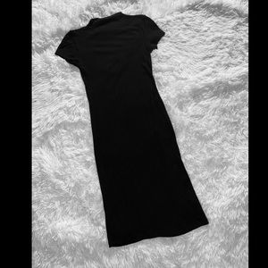 High Neck Bodycon Mini Dress